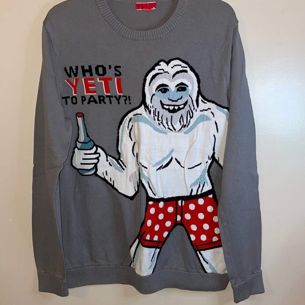 Who’s Yeti To Party?! Ugly holiday sweater